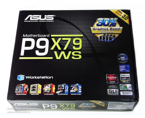  ASUS P9X79 WS упаковка 