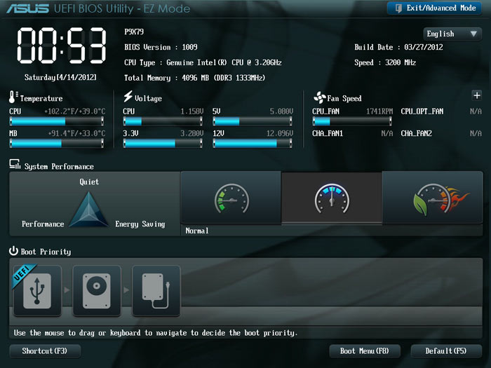 ASUS P9X79 BIOS