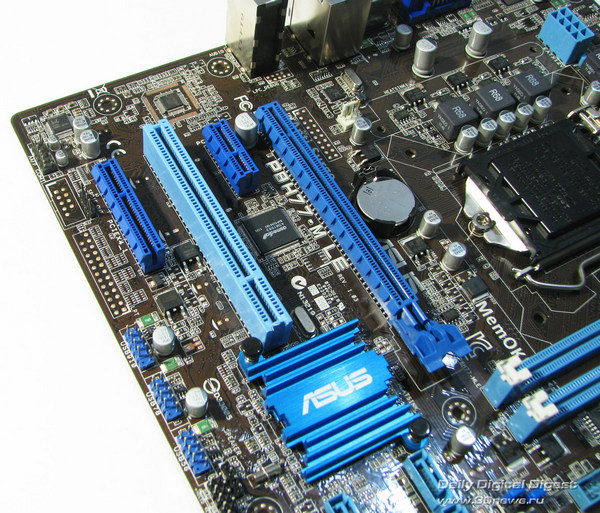  ASUS P8H77-M LE слоты 