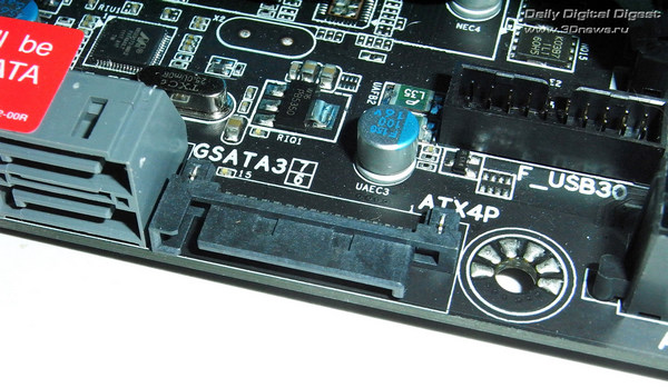  Gigabyte Z77X-UD5H разъем питания 