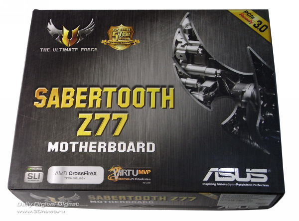  ASUS Sabertooth Z77 упаковка 
