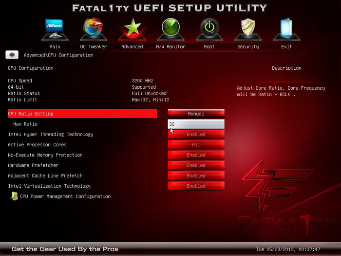 ASRock Fatal1ty X79 Professional CPU 1
