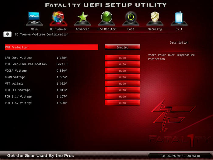 ASRock Fatal1ty X79 Professional настройки разгона 2