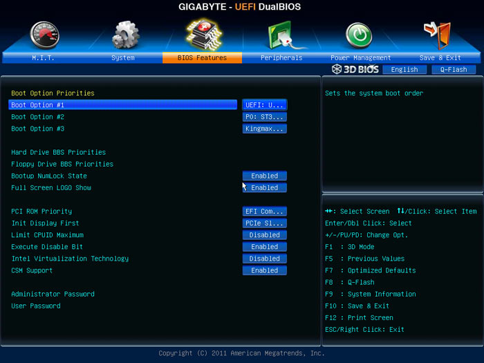  Gigabyte G1.Sniper 3 BIOS2 