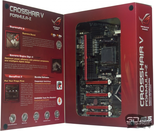 Открытая упаковка &mdash; обзор материнской платы ASUS Crosshair V Formula-Z 