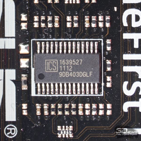 Таковый генератор PCI-e ICS 9DB403DGLF &mdash; обзор материнской платы ASUS Crosshair V Formula-Z 