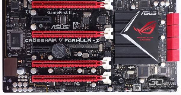 Слоты PCI-Express &mdash; обзор материнской платы ASUS Crosshair V Formula-Z 