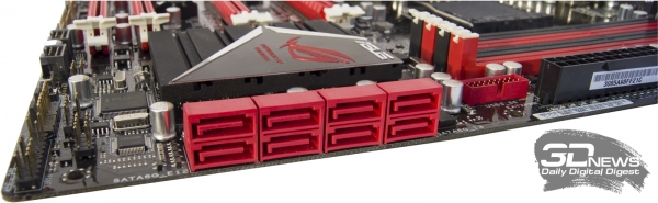 Разъемы SATA &mdash; обзор материнской платы ASUS Crosshair V Formula-Z 