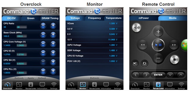 MSI Z77 MPower Command Center