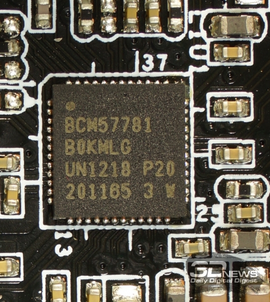  Сетевой контроллер Broadcom BCM57781 &mdash; обзор материнской платы ASRock Z77 OC Formula 