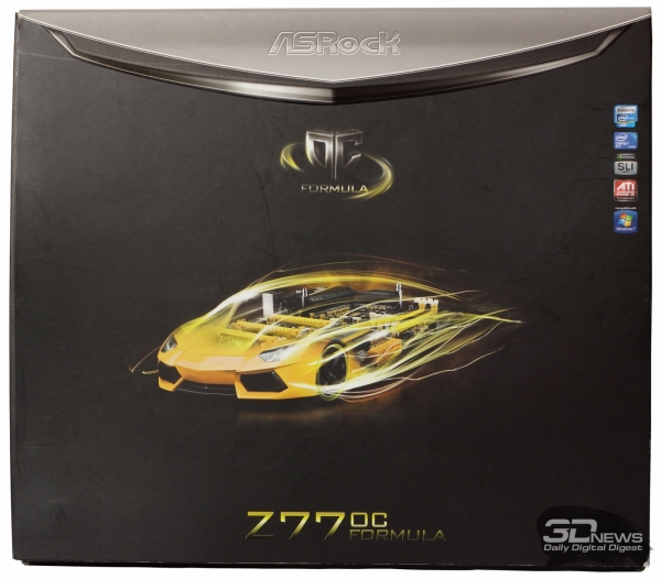  Огромная коробка &mdash; обзор материнской платы ASRock Z77 OC Formula 