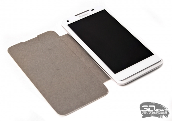 Lenovo ideaphone S880 в фирменном чехле Lenovo Flip Cover 