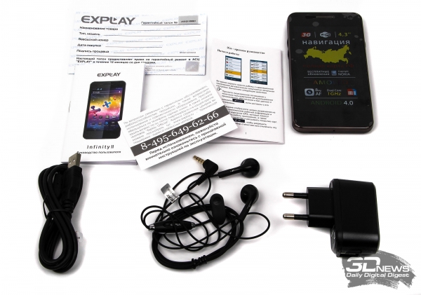  Комплектация Explay Infinity II 