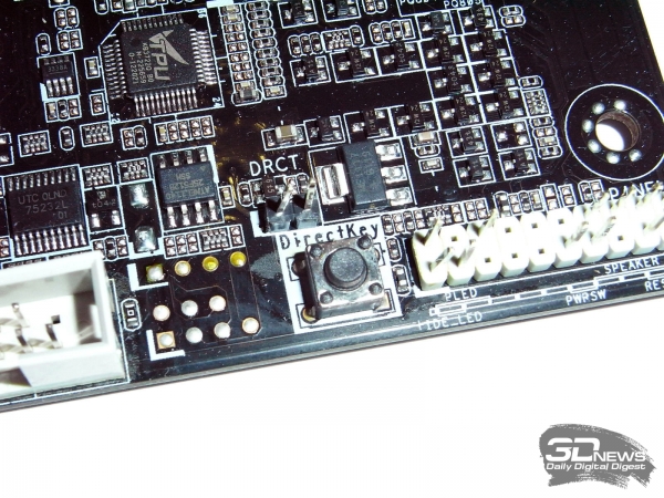  ASUS Sabertooth 990FX кнопка DirectKey 