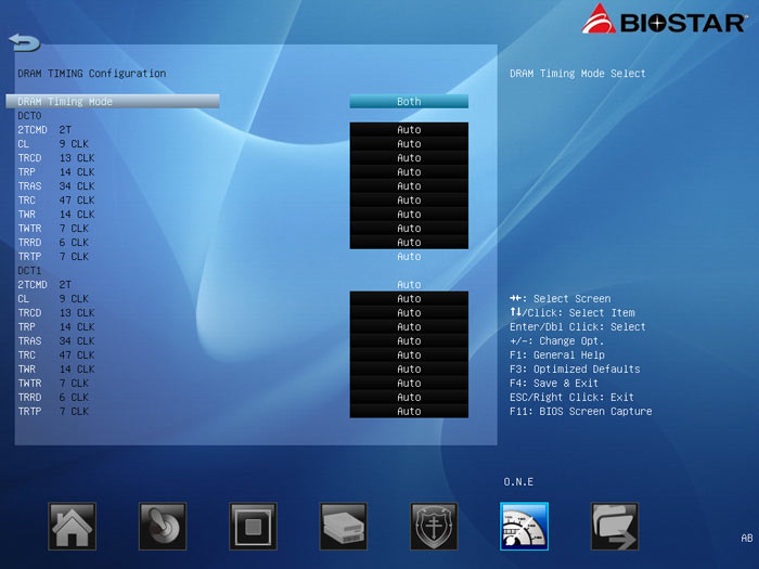 Biostar Hi-Fi A85X настройки памяти 1