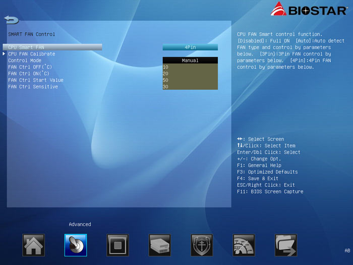 Biostar Hi-Fi A85X системный мониторинг 2