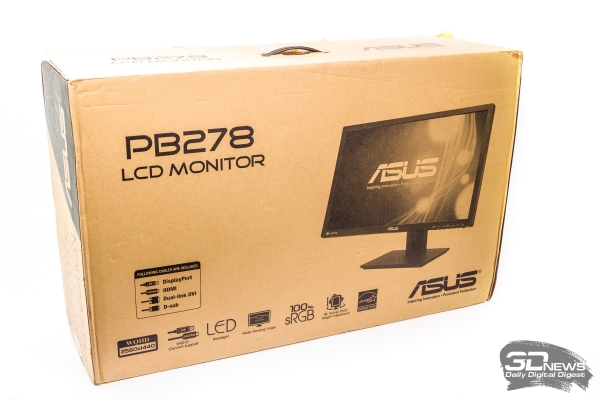  ASUS PB278Q&ndash; упаковка 