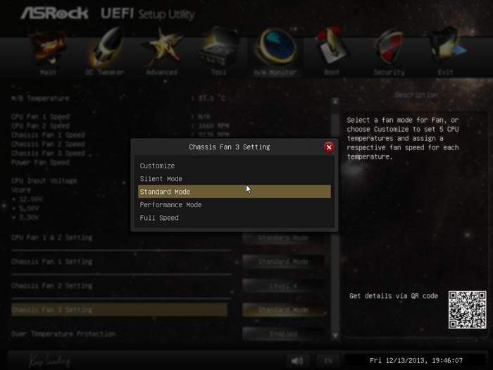 ASRock Z87 Extreme4/TB4 системный мониторинг 2