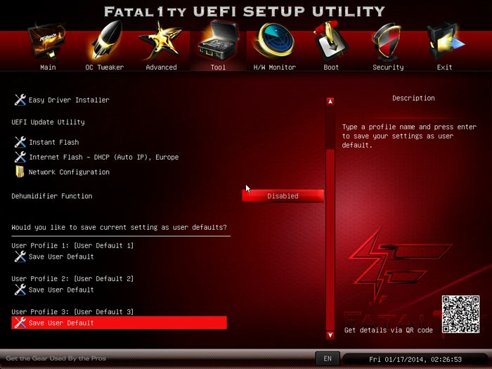 ASRock Fatal1ty 990FX Killer OC Profile
