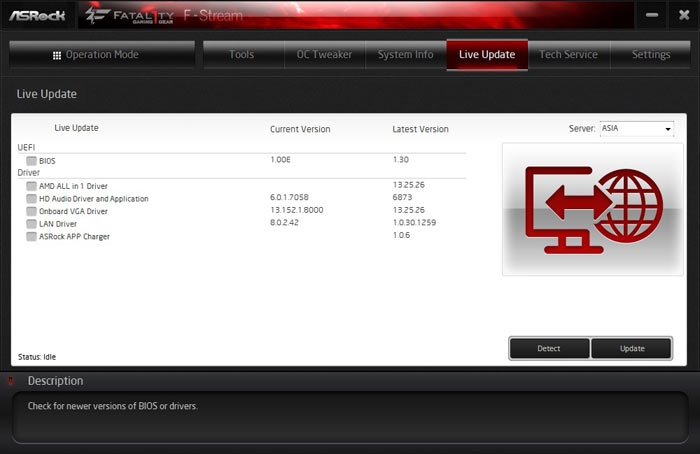 ASRock FM2A88X+ Killer F-Stream Live Update