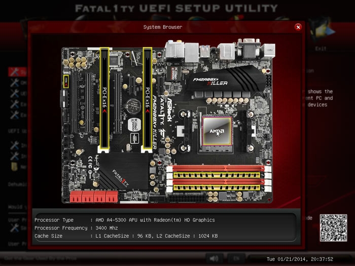 ASRock FM2A88X+ Killer BIOS browser 1