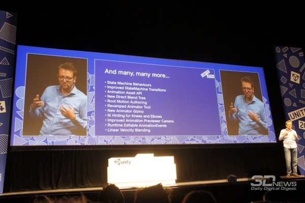  Все изменения в Unity 5.0 не стали перечислять даже докладчики &mdash; их слишком много 