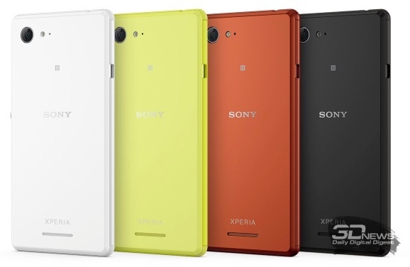  Sony Xperia E3 &ndash; доступные цветовые решения 