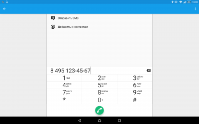  Sony Xperia Z4 Tablet &ndash; набор номера 
