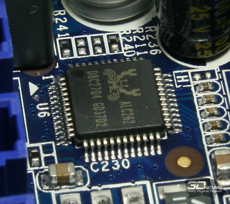  Аудиоконтроллер Realtek ALC262 