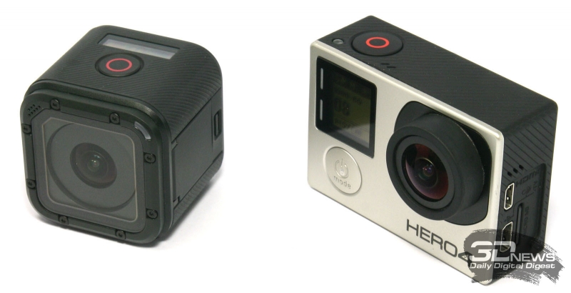  Экшен-камеры GoPro Hero 4 Session и GoPro Hero 4 Silver 