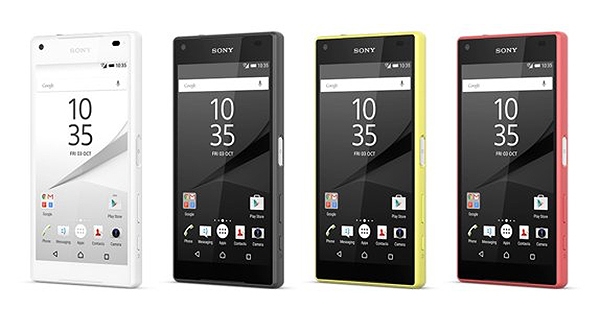  Sony Xperia Z5 Compact &ndash; цветовые решения (официальное фото) 