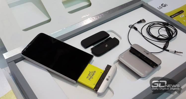  LG G5 и доступные модули 