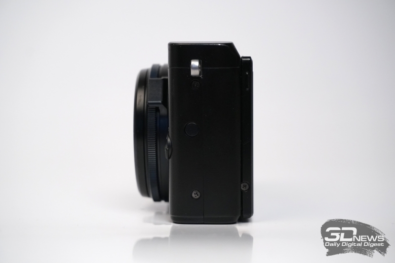  Fujifilm X70, левая грань 