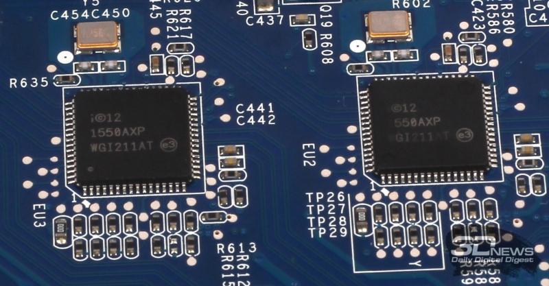  Гигабитные сетевые контроллеры Intel I211-AT 
