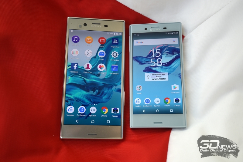  Sony Xperia XZ и Xperia X Compact 