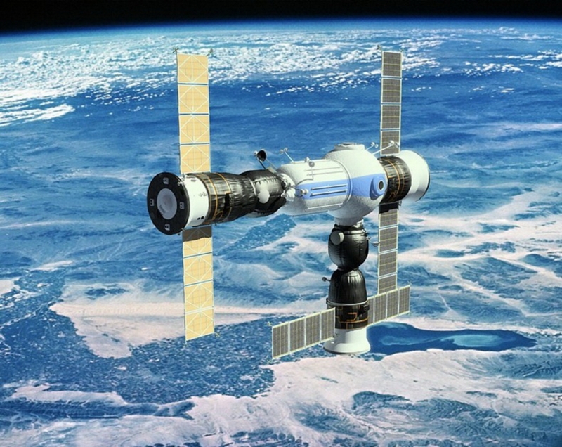  Коммерческая космическая станция, предложенная компанией &laquo;Орбитальные технологии&raquo;, могла бы принять одновременно два пилотируемых корабля &laquo;Союз ТМА&raquo; и один грузовой &laquo;Прогресс М&raquo;. Графика компании &laquo;Орбитальные технологии&raquo; 