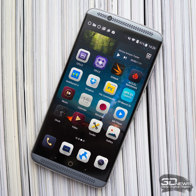  Лицевая панель ZTE Axon 7 