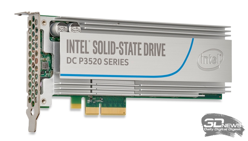  Сумма новых технологий &ndash; Intel SSD DC P3520. Один из свежих NVMe SSD компании Intel на базе 3D MLC NAND для серверного рынка 