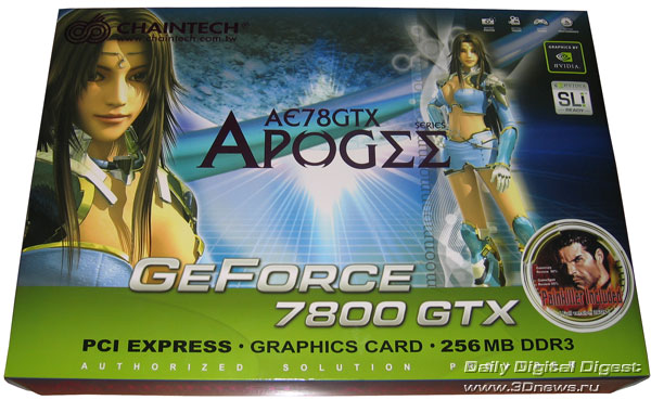  Chaintech AE78GTX APOGEE (GeForce 7800GTX) 