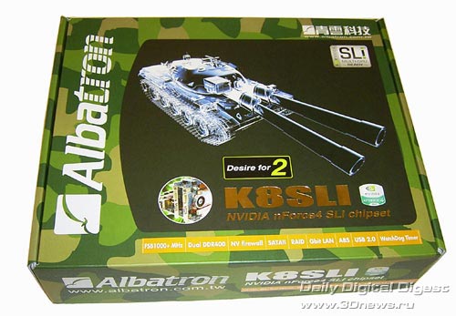  Albatron K8SLI на чипсете nVidia nForce4 SLI 