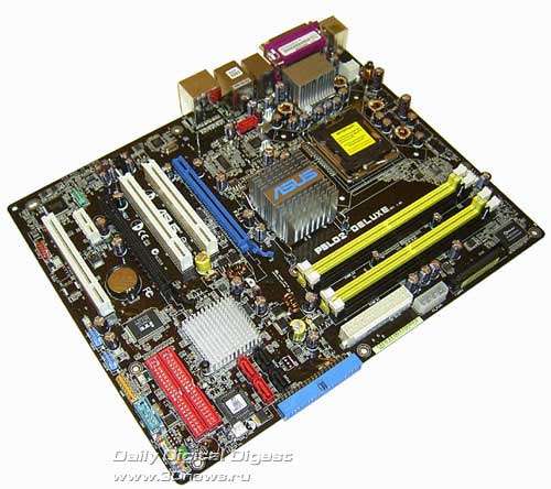 Asus P5LD2 Deluxe на чипсете Intel 945P