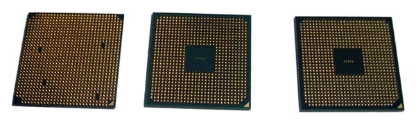  Athlon64 3000+ Socket 939, Athlon64 3000+ Socket 754 и Sempron 3000+ Socket 754. 