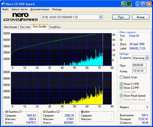  ASUS CD-S520/A5 