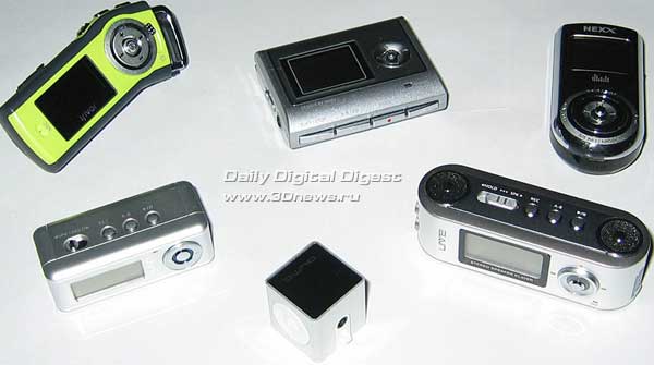  QUMO moby, NEXX NF-610, LIVE Music CA-S550, LIVE Music CA-U250, IRIVER iFP990, IRIVER T10 