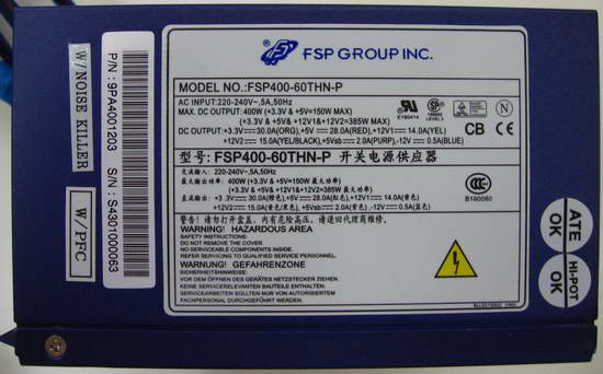  FSP BlueStorm 400W 