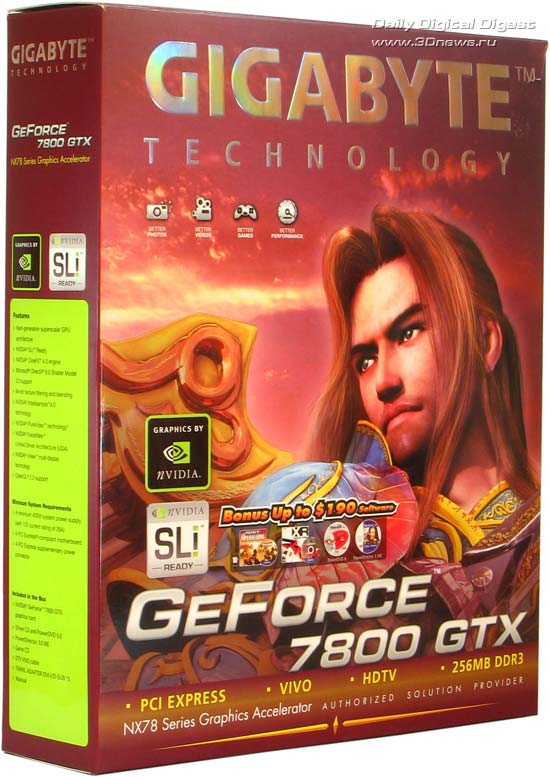  GIGABYTE GV-NX78X256V-B 