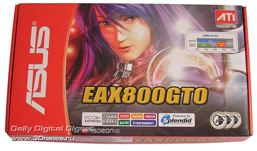 ASUS X800GTO 256 Мб