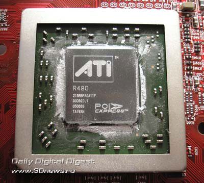 HIS X800GTO 128 Мб
