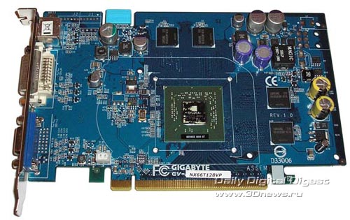 GigaByte GeForce 6600GT SILENT-PIPE 128 Мб