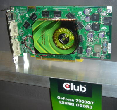  NVIDIA GeForce 7900GT Club 3D 